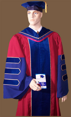 doctoral robe and tam